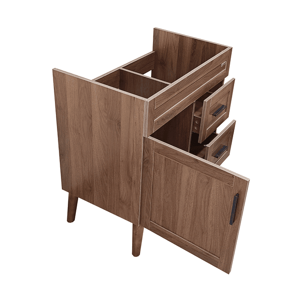 Mueble para Vanitorio Elegance Nogal  / 78,5x80x46cm (Sin Cubierta) 7