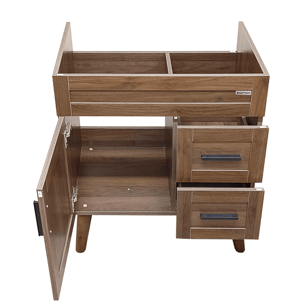 Mueble para Vanitorio Elegance Nogal  / 68,5x80x46cm (Sin Cubierta) 5