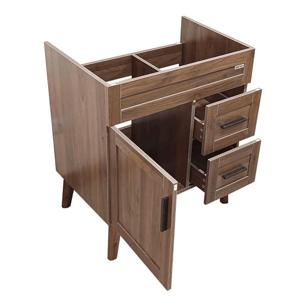 Mueble para Vanitorio Elegance Nogal  / 68,5x80x46cm (Sin Cubierta) 6