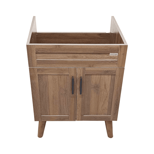 Mueble para Vanitorio Elegance Nogal  / 58,5x80x46cm (Sin Cubierta) 2