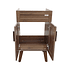 Mueble para Vanitorio Elegance Nogal  / 48,5x80x39cm (Sin Cubierta) 3