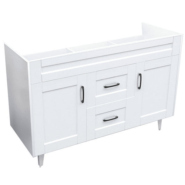 Mueble Vanitorio Deluxe D120SK Blanco Doble (No Incluye Cubierta) / 118x80x45cm 2