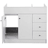 Mueble Vanitorio Domsa B100PHD-B (1mts) / 100x80x44cm 2
