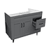 Mueble Vanitorio Deluxe 100SK Gris / 98x80x45cm 4
