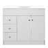 Kit Mueble B100PHI-B + Vanitorio Plano-100 Blanco Izquierdo / 100x80x47cm 1