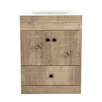 Kit Mueble b60ph-wood + Vanitorio Plano-60 / 60x80x47cm