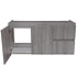 Mueble para Vanitorio a muro Space Nogal Claro  / 100x48x36cm (Sin Cubierta) 5