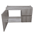 Mueble para Vanitorio a muro Space Nogal Claro  / 80x48x36cm (Sin Cubierta) 4