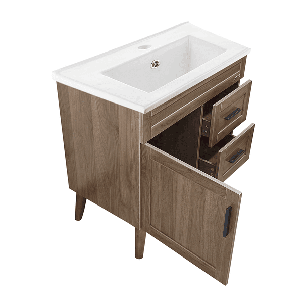 Kit Mueble Vanitorio Elegance Nogal  / 80x80x47cm 4