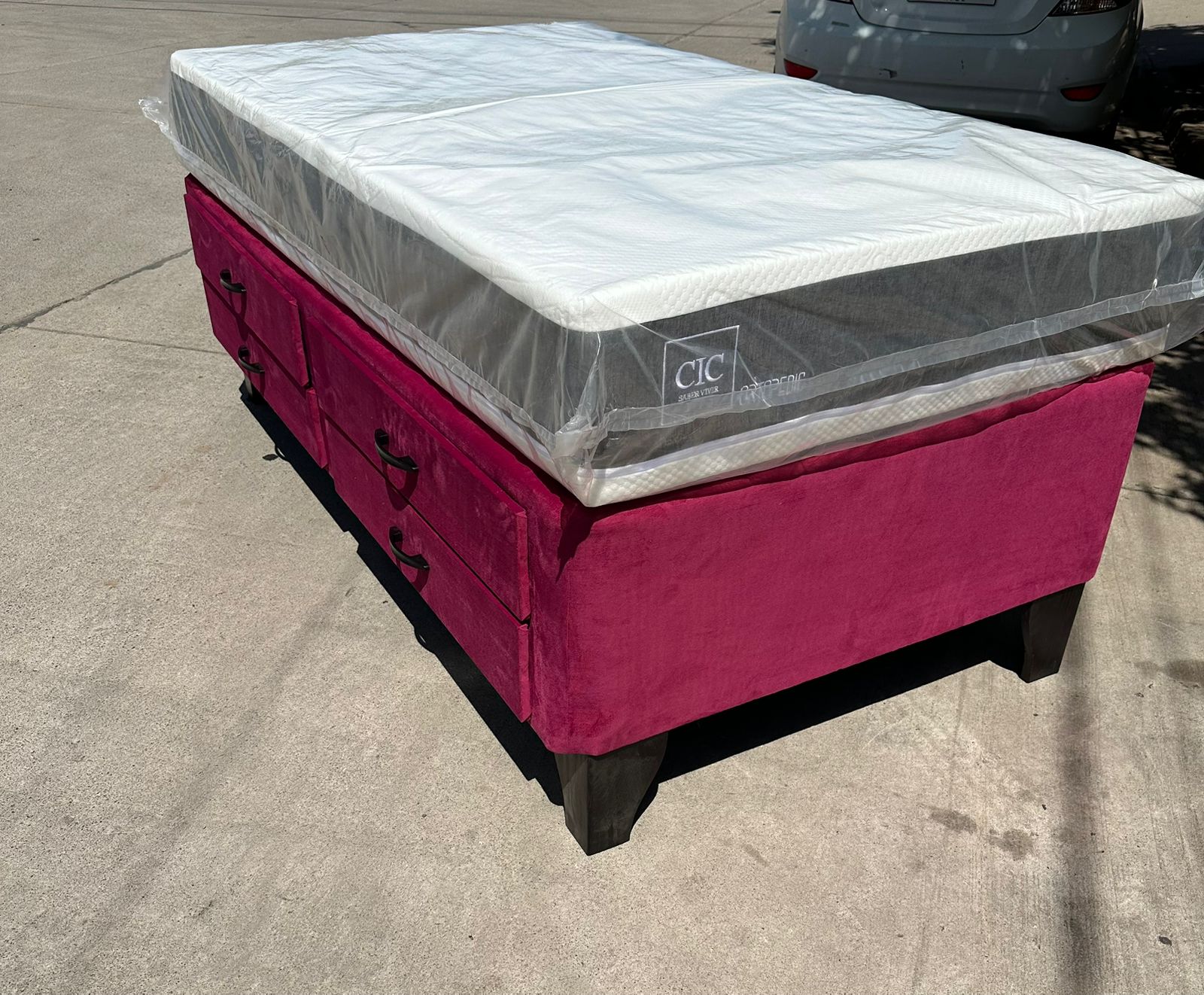 Box Spring CIC Base Dividida 2 Plazas Ortopedic