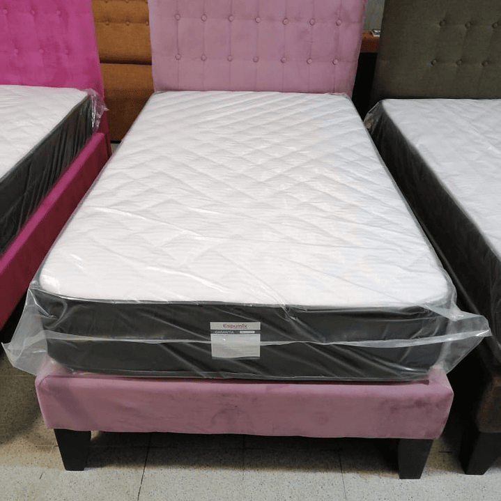 Cama de 1 plaza y media europea  3