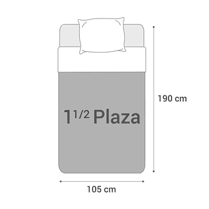 Base europea + colchón de resorte bonnel pluss