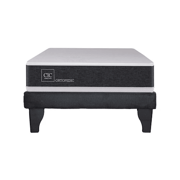 base + colchón ortopédico 1 plaza  1