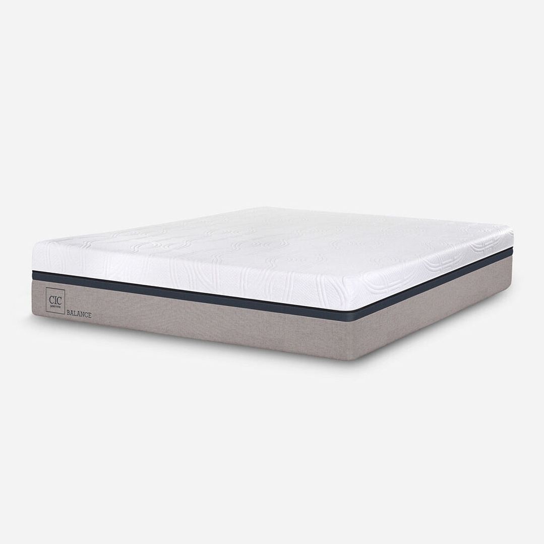 cama baúl con colchón balance premium tamaño 2 plazas matrimonial  4