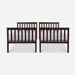 camarote con ambos colchones excellence en 1 plaza con escalera + baranda 