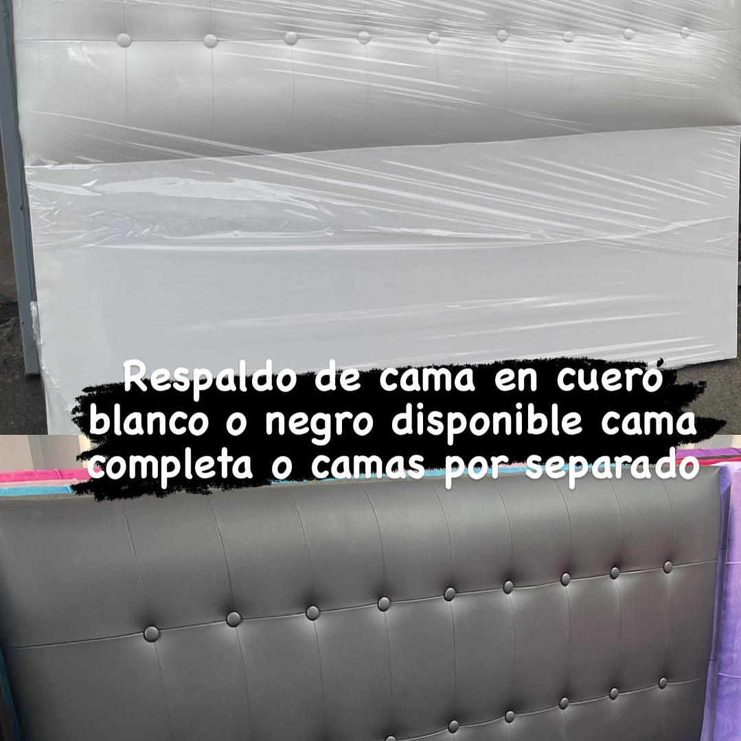 Respaldo para todo tipo de cama en 2 plazas  5