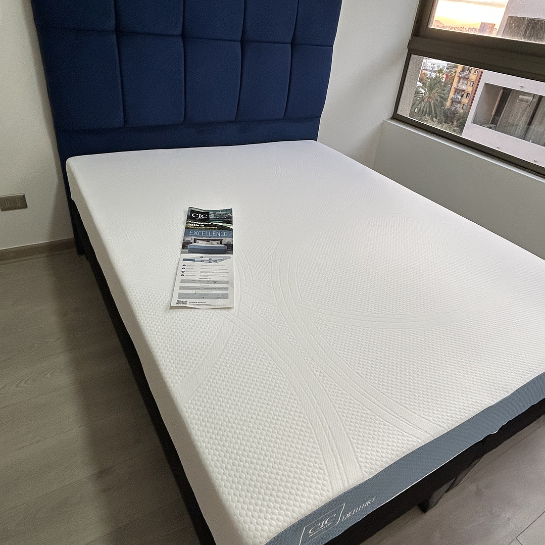 cama de 2 plazas con respaldo cubox  5