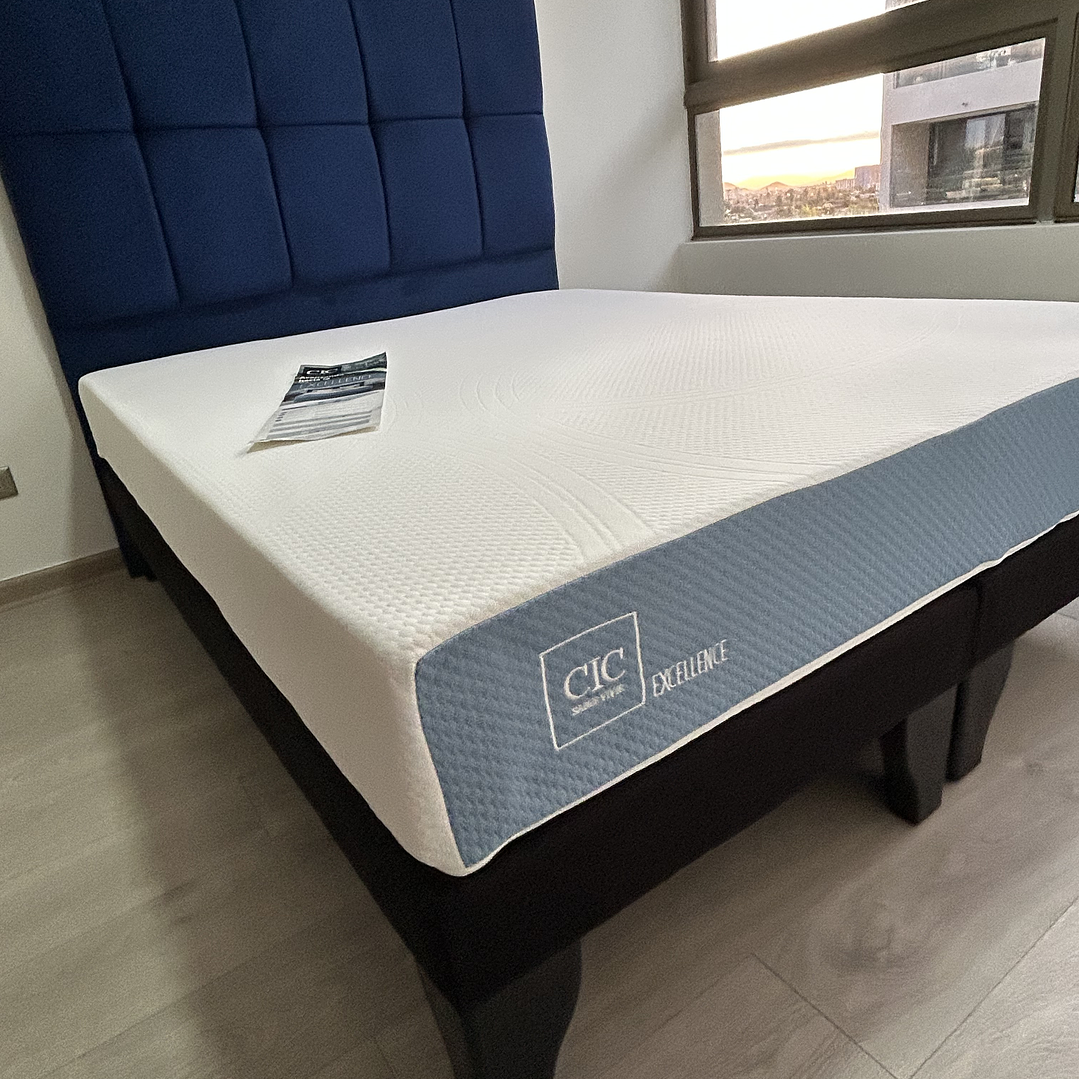 cama de 2 plazas con respaldo cubox  1