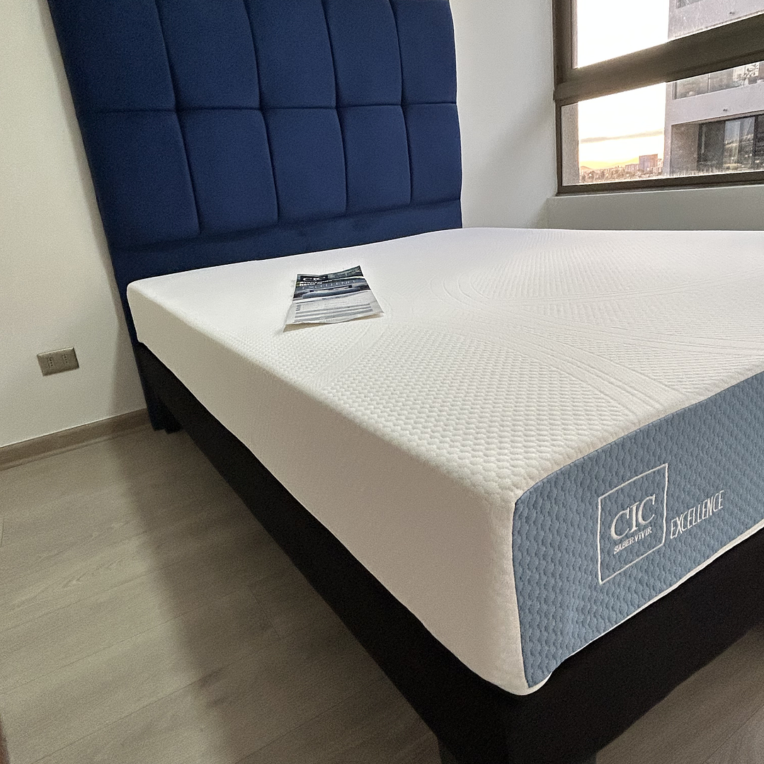 cama de 2 plazas con respaldo cubox  6