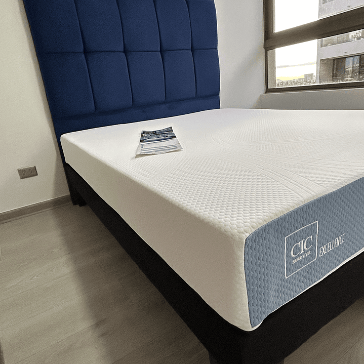 cama de 2 plazas con respaldo cubox  6