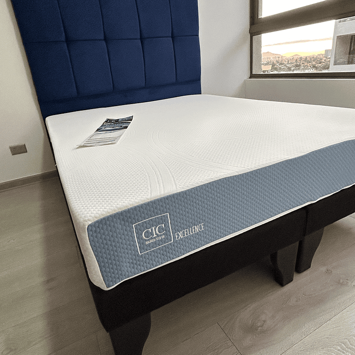 cama de 2 plazas con respaldo cubox  3