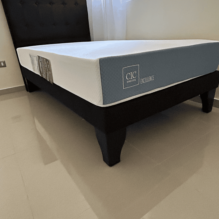 cama 1 plaza y media con colchón excellence Cic 1 plaza y media  5