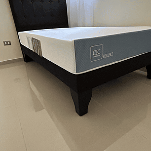 cama 1 plaza y media con colchón excellence Cic 1 plaza y media 