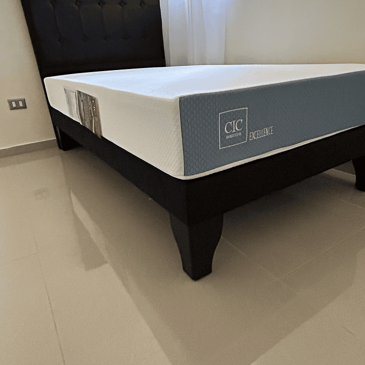 cama 1 plaza y media con colchón excellence Cic 1 plaza y media  2