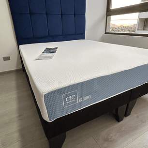 cama excellence cubox 2 plazas 