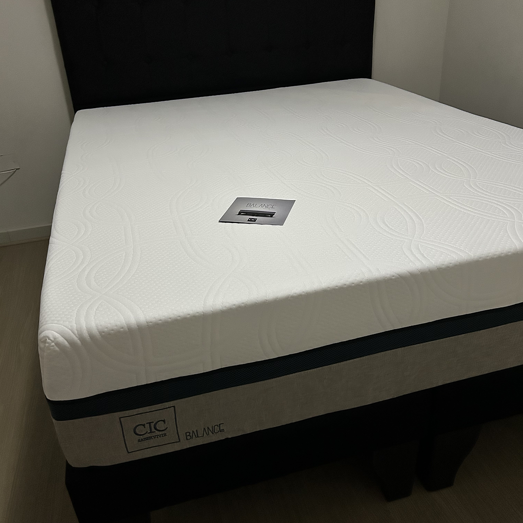 cama 2 plazas bases divididas + colchón modelo balance premium  3