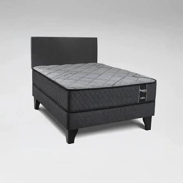 cama en 1 plaza y media con colchón apolo black celta  1