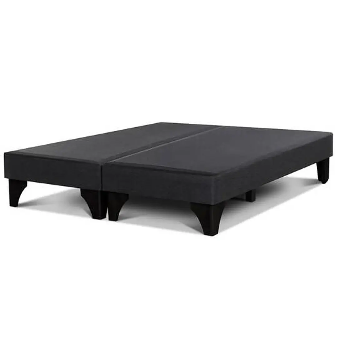 cama premium en 2 plazas bases divididas + colchón premium  2