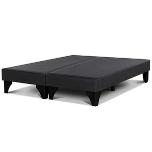 cama premium en 2 plazas bases divididas + colchón premium 