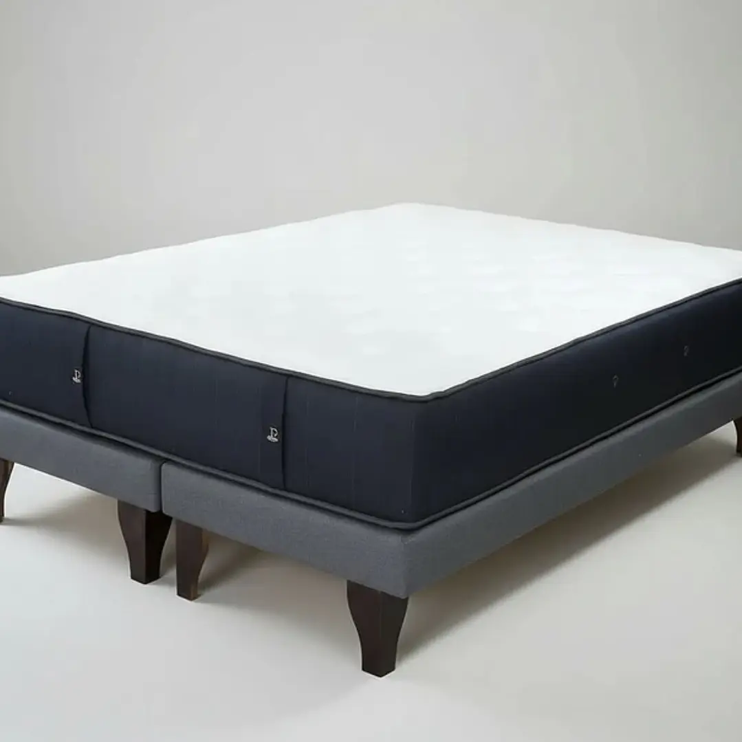 cama premium en 2 plazas bases divididas + colchón premium  1