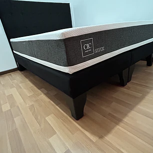 cama king con colchón ortopédico medida 1.80 x 2 metros 