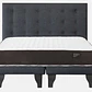 cama 2 plazas ergo-t rosen con bases divididas + respaldo a piso  - Miniatura 1
