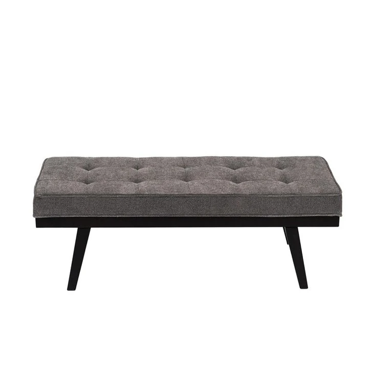 banqueta tapiz y madera  2