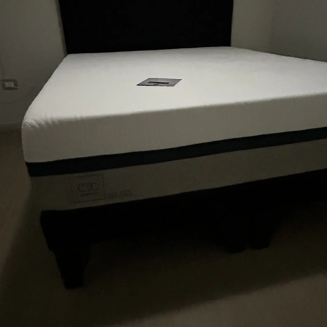 Cama balance en 2 plaza incluye bases ,respaldo ,colchón  1