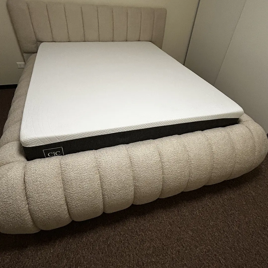 cama nube tela boucle paris de 2 plazas  5