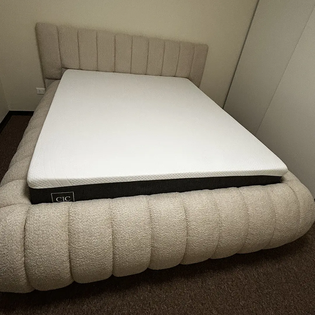 cama nube tela boucle paris de 2 plazas  6