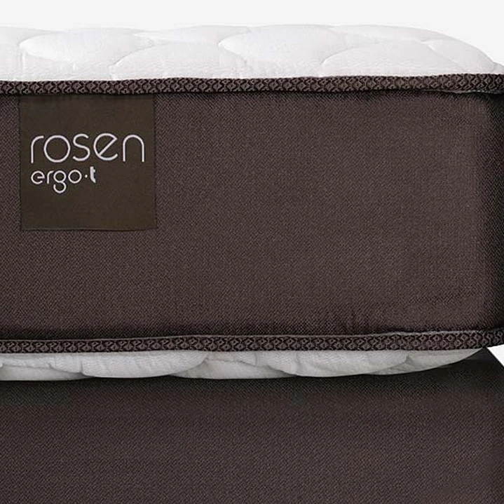 cama 2 plazas ergo-t rosen con bases divididas + respaldo a piso  3