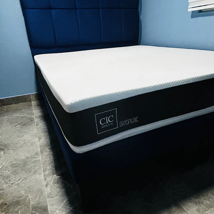 cama cubox en 2 plazas con colchón ortopédico  1