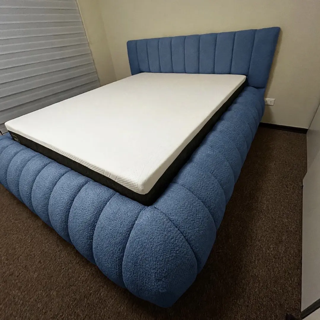 cama nube 2 plazas azul petróleo  1