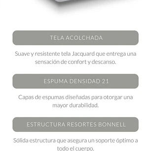 cama europea 2 plazas con colchón nacional 