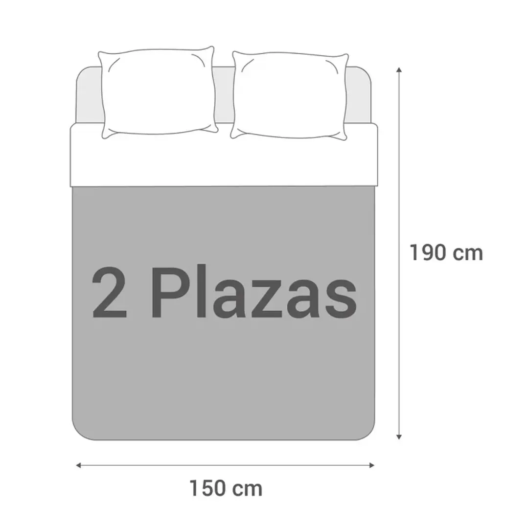 cama europea 2 plazas con colchón nacional  4