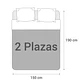 cama europea 2 plazas con colchón nacional  - Miniatura 4