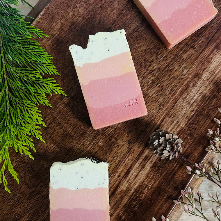 Barra de jabón Exfoliante Pinky Pie 1