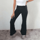 Jeans Push Up Acampanado Tiro Alto 3 botones 2