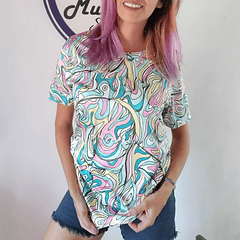 Polera Psicodelia Bird Unisex