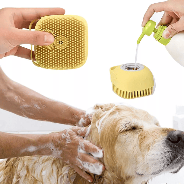 Cepillo De Baño Masajeador Para Perro